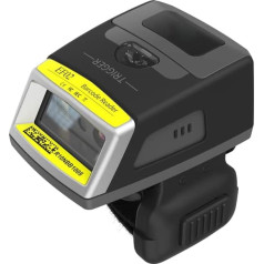 Barcode Scanner 1D Wireless Ring-style Mini Super Class 2 Bluetooth Laser Automatic Reader with 10M Range Compatible PC Android iOS for E-commerce Logistics, Warehouse,Retail by Posunitech