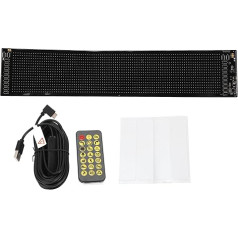Programmierbares LED-Display, Scrollendes Werbe-LED-Schild mit USB, 16 X 96, IP65 Wasserbeständig für IPixel Color APP