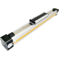 Pneumatic Air Cylinder, High Speed Mechanical Rail Stabless Air Cylinder Bore 16mm 25mm 32mm 40mm Osp-p16 osp-p25 osp-p32 osp-p40 for Automatic Equipment (Color : Stroke 100, Size