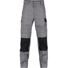 DASSY® Lenox DASSY® Lenox Multinorm Hi-Vis Trousers with Knee Pad Pockets - Size 42 - Graphite Grey/Neon Yellow
