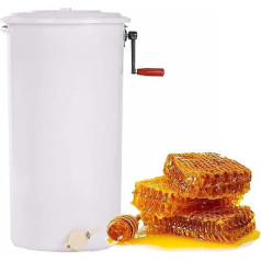 Manual Honey Extractor, 2 Frame Manual Honey Extractor, Honey Shaker Honey Separator, Beginner Beekeeper with Accessories