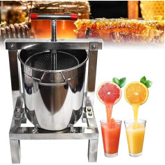 Cheese Honey Manual Press, Stainless Steel Press for Squeeze Juice Out of Vegetables/Fruit/Nut Milk