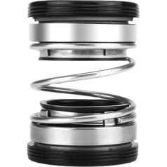 208 Series Mechanical Shaft Seal for Inline Water Pumps, Shaft Seal for Pumps, Mechanical Seal Set for Water Pump Shafts (Black, 60 mm)