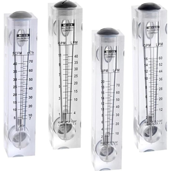 1 Stück ohne Ventil 5-35 4-40 10-60 10-70 10-100 30-130 15-150 LPM 1 Zoll BSPT männlich PMMA Flüssigkeitsdurchflussmesser Drehmesser LZM-25 (5-35 LPM)