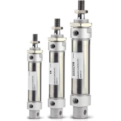 Pneumatischer Zylinder aus Edelstahl, Mini-Single-Stange mit doppelter Wirkung 16/20/25/32/40, Bohrung 10 ~ 500 mm, Hub MA32 (Stroke 75 mm, MA40-Bore 40 mm)