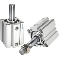 Bore Stroke, Internal/Male Thread, Pneumatic Cylinder, Double Action, Compact Cylinder (Stroke 5 mm, SDA-S)
