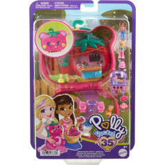 Mattel Polly kabatas figūriņu komplekts zemeņu lācis kompakts komplekts