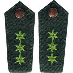 RescPol Epaulettes Green 3 Stars Green, Green