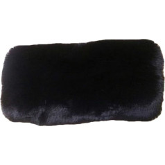 VORCOOL Faux Fur Hand Muffs Black Warm Faux Fur Winter Muffs for Men Girls