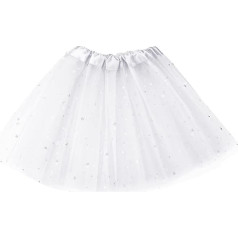 Girls 2-8 Years Tutu 3 Layers Tulle Sequin Ballet Dance Skirt