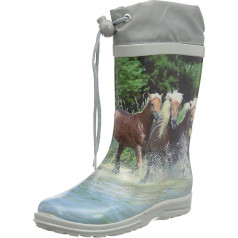 Beck Girls Horse Wellington Boots