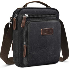 Ruschen Canvas Messenger Bag/Shoulder Bag for Men, Women, Boys - Fits Tablet - For Everyday Use or Travel