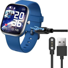 Blueshaweu Charging Cable Compatible with Slothcloud Children's Smartwatch 1.4 Inch H97, Cable Charger Charging Station for Slothcloud H97 Smartwatch (Black)