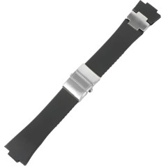EGSDSE Watch Strap Silicone Watch Strap for Ulysse-Nardin Marine Waterproof Rubber Watch Strap Sport 25 x 12 mm Men's Watches Sport