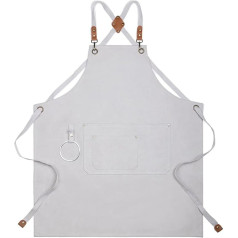 Watwass Apron Man High Quality Tool Apron Garden Kitchen Restaurant Uniforms Aprons Women with Pocket