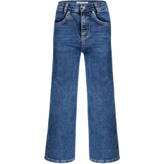 Blue Effect Girls' Wide Leg Jeans Trousers High Waist Regular