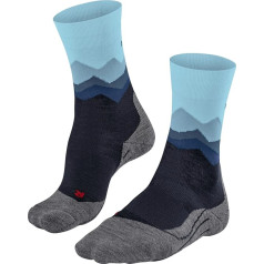 FALKE TK2 Women's Hiking Socks Medium Padding Anti-Bubble Warm Trekking Socks Thermal Breathable Quick-Drying Climate Regulating Odour-Inhibiting Wool Functional Material 1 Pair