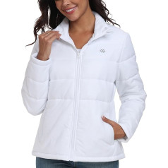 MoFiz Women's Quilted Jacket, Lightweight Down Jacket, Transition Jacket, Warm Winter Jacket, Puffer Jacket with Pockets for Leisure, Hiking, Travel