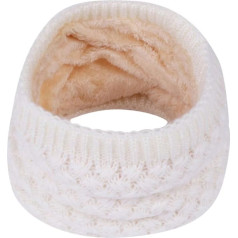 2024 AI - Knitted Winter Neck Shawl Collar Baby Warm Girls Kids Boys Baby Care Neutral Organic, White