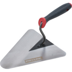 Trīsstūrveida špakteļlāpstiņa tērauds.200 w.196mm d.202mm r.plast.