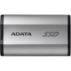 ssd ārējais sd810 4tb usb3.2c 20gb/s sudraba krāsā