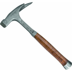 Peddinghaus Xstriker Roofing Hammer All Steel with Leather Handle