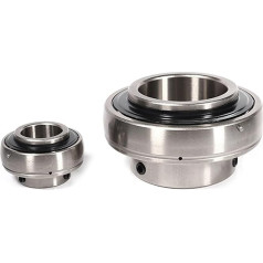 CLBSWYEJK 1 Stück Zoll-Einsatzlager UC206 innen 30 mm UC206-18 1-1/16 Zoll UC206-19 1-3/16 Zoll 30,16 mm UC206-20 1-1/4 Zoll 31,75 mm(UC206-19 ID30.16MM)