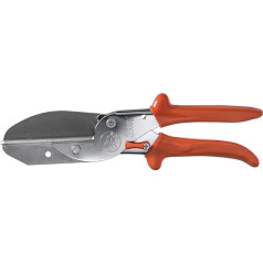 Original LÖWE Universal Scissors 3.305 with Extra Long Cutting Length of 75 mm - Versatile Scissors for Various Flat and Wide Materials Made of Wood, Plastic, Rubber, Leather, PVC