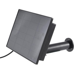 Losueeun 4 W Solarpanel-Ausgang, 5 V Solarzellen Laden Eingebauten 18650- für Außenüberwachungskamera auf
