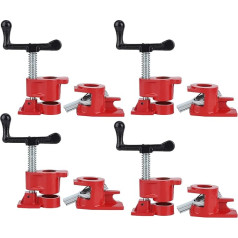 Woodworking Clamp 4 Set 3/4 Inch Quick Release Metal Clamp Set Woodworking Vice for Woodworking DIY