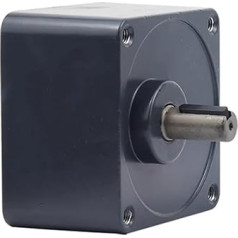 Gear Speed 1 Piece 80 x 80 mm Frame Motor Reduction Gearbox 4GN Through Hole Gear Head 10 mm Keyway Shaft Reduction Ratio Gearbox Reduction Shaft (100K)