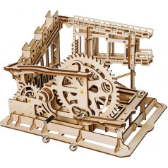 Robotime LG502 Marble Track, Wood, COG Coaster