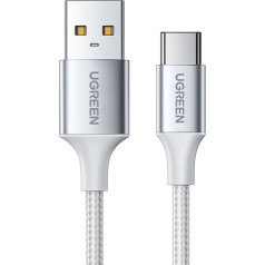 Pīts kabelis USB-A - USB-C QC 3.0 3A 0,5 m - balts