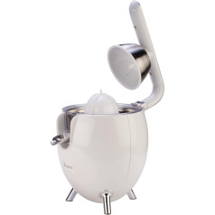 Arspre03W Juice Art W Electric Citrus Juicer with Pressure - Citrus Juicer Power 500W 0.5L with Stainless Steel Filter, 2 Cone Citrus Juicer - Ideal for Pomegranate Oranges