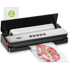 Vacuum Sealer for Dry and Moist Food Vacuum Sealer with Built-in Cutter