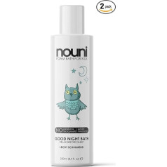 Bundle of 3 Shampoo, Wash Gel & Bath Foam for Children with Wheat Protein without Parabens, Silicones, Sulphates, Sensitive, Made in Germany and Vegan, Mild to the Eyes, nouni (Bath Foam)