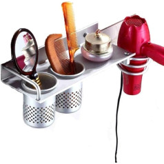 Yosoo Toothbrush Hair Dryer Holder Multifunctional Bathroom Holder Retractable Storage Holder