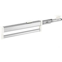 Extendable Clothes Rail for Pulling Out Hangers Adjustable Wardrobe Telescopic Clothes Rail 347 mm