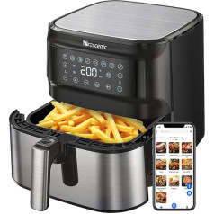 Proscenic T21 Hot Air Fryer, App and Voice Control, Fryer 5.5L XXL, 1700W Airfryer with Large Digital LED Display, Preheating & Timer & Warming, No Oil, Easy to Use