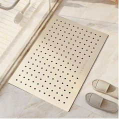 Super Absorbent Floor Mat, 45 x 70 cm, Non-Slip Bath Mat Made of Diatom Mud, Washable, Quick-Drying Bath Mat, Easy to Clean, for Shower, Bathtubs and Bathrooms, Toilet