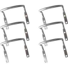 6 Pcs Heavy Duty Hammer Pliers Garden Tools Rack Hook Holder