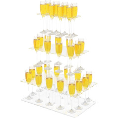 Nynelly Champagne Glass Holder, Champagne Tower Drinks Tower for Parties