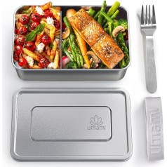All-in-One Bento Box (Silver, 1350 ml)