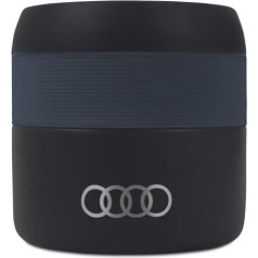 Audi 3292200600 Lunch Box Snack Box Stainless Steel Black
