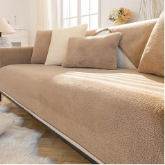 Couch Seat Cushion, Non-Slip Sofa Cover in L-shape for Various Seating Capacities and Armchairs, as Sofa Protectors and Protective Covers for the Living Room