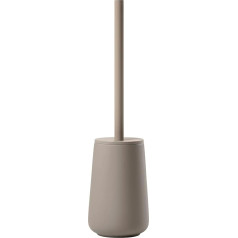 Zone Denmark Nova One Ceramic Toilet Brush with Brush Holder, Soft Touch Coating, Diameter 10.3 cm, Height 37 cm, Taupe