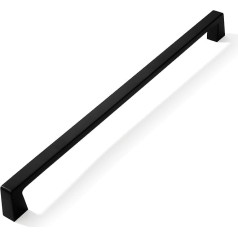 khtumeware 2 Pack 12 Inch Hole Center Kitchen Cabinet Handles Matte Black Cabinet Handles Kitchen Cabinet Hardware Furniture Handles for Bathroom Cupboard Drawer Dresser Handles