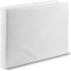 Cotton Waterproof Mattress Protector, 200 x 200 cm, 4-Corner Fitted Sheet, Resistant to Liquids and Stains, Protection for Children and Adults, Waterproof Underlay