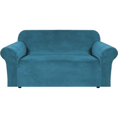 Velvet Sofa Slipcover, Thick Plush Furniture Cover, Deluxe Lounge Chair Cover, Stretch Sofa Cover, Protector for Recliners