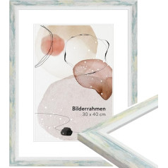 H490 Turquoise Picture Frame DIN A3 29.7 x 42 cm Wooden Modern Style for Hanging Poster Frame Made in Germany